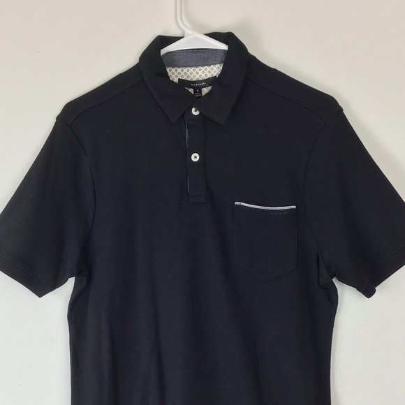 Tahari Men 100% Cotton Polo Shirt New - Picture 2 of 5